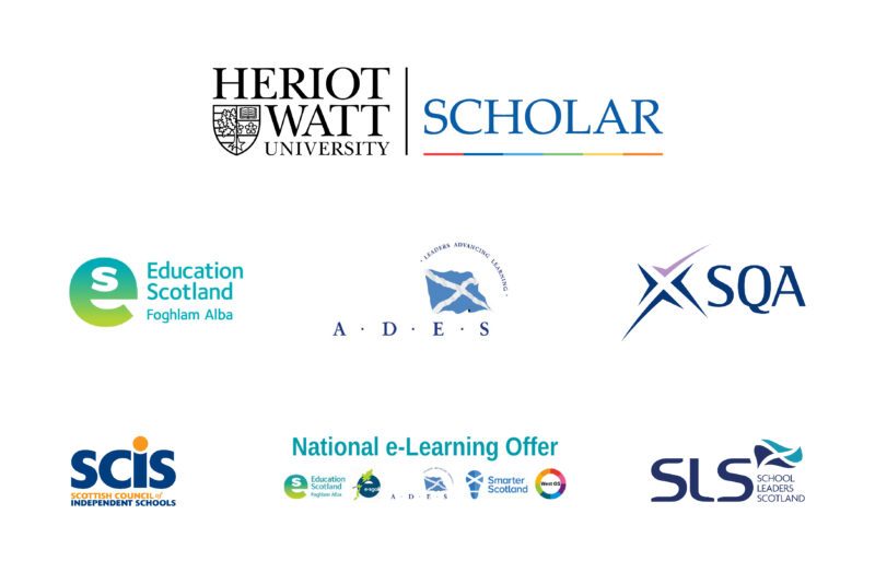 Cluster of logos with associations to Scholar